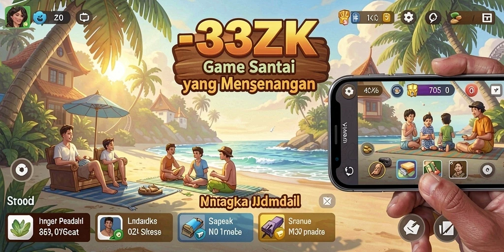 Tampilan gameplay menarik dari 33ZK yang penuh warna.