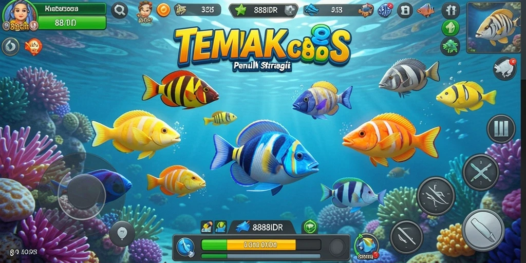 Screenshot gameplay Tembak Ikan yang seru dan menarik.
