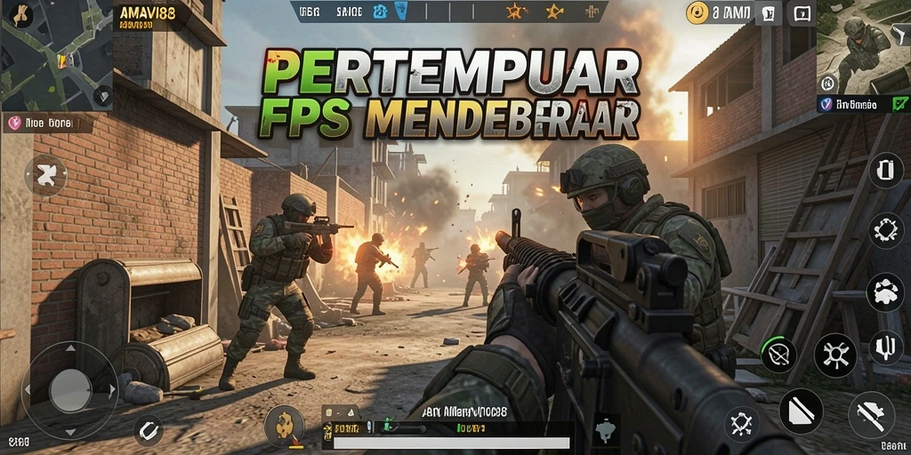 Tangkapan layar dari gameplay intens di AMAVI88.