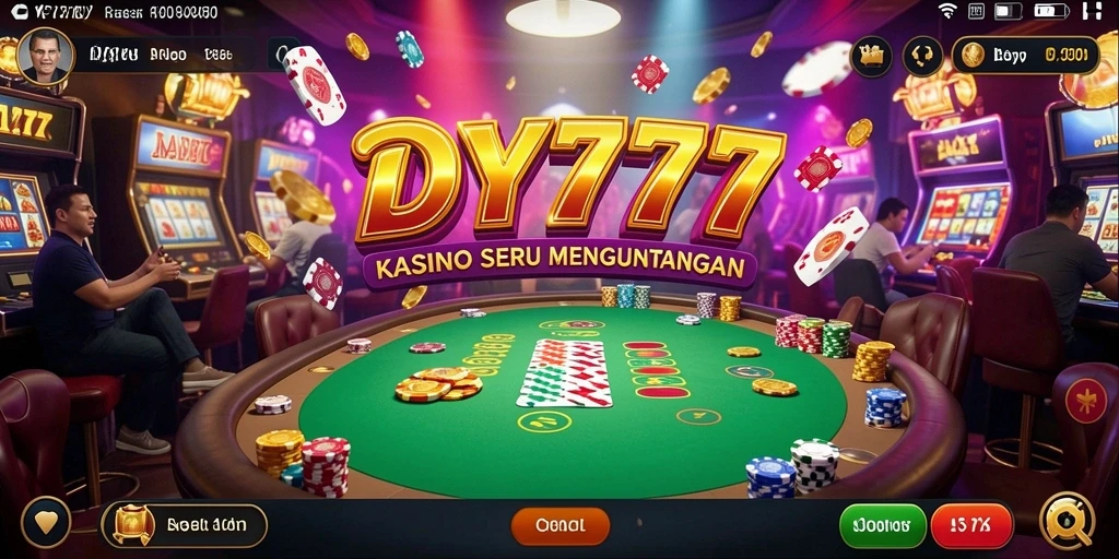 Tampilan gameplay menarik di DY777 dengan banyak pilihan permainan Kasino.