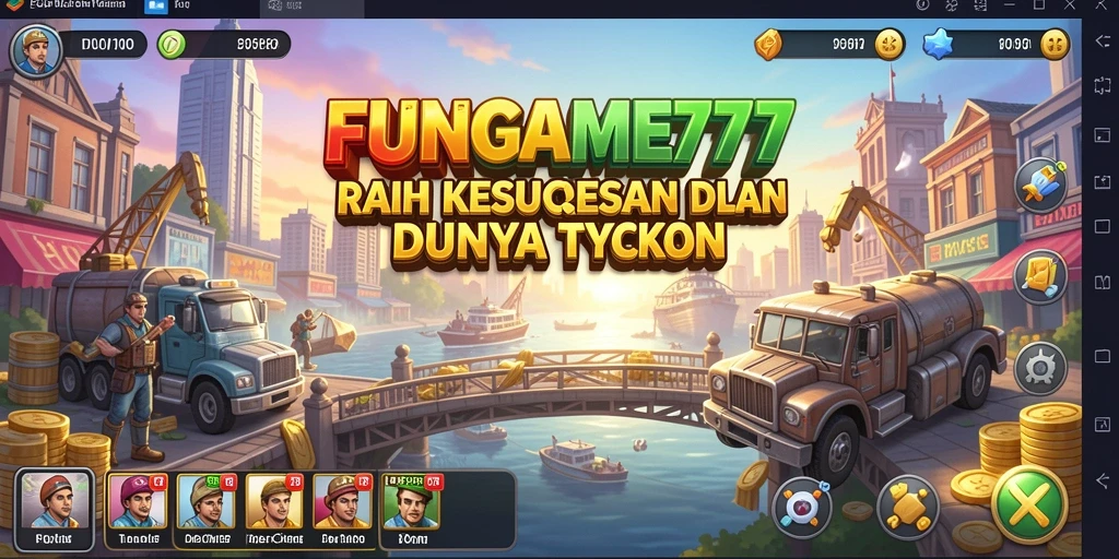 Screenshot menampilkan gameplay seru dalam FUNGAME777.