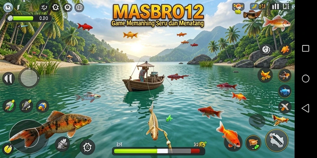Tangkapan ikan terbesar dalam permainan <strong>MASBRO12</strong> yang mendebarkan.