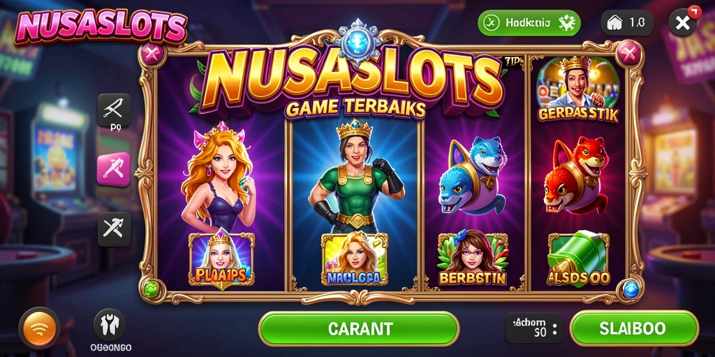 Screenshot gameplay NUSASLOTS menampilkan aksi seru dan grafis ciamik.