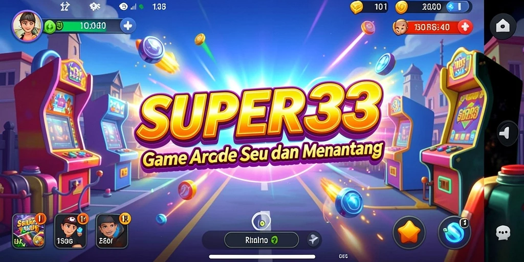 Tangkapan layar gameplay <strong>SUPER33</strong> menunjukkan aksi cepat dan menantang.