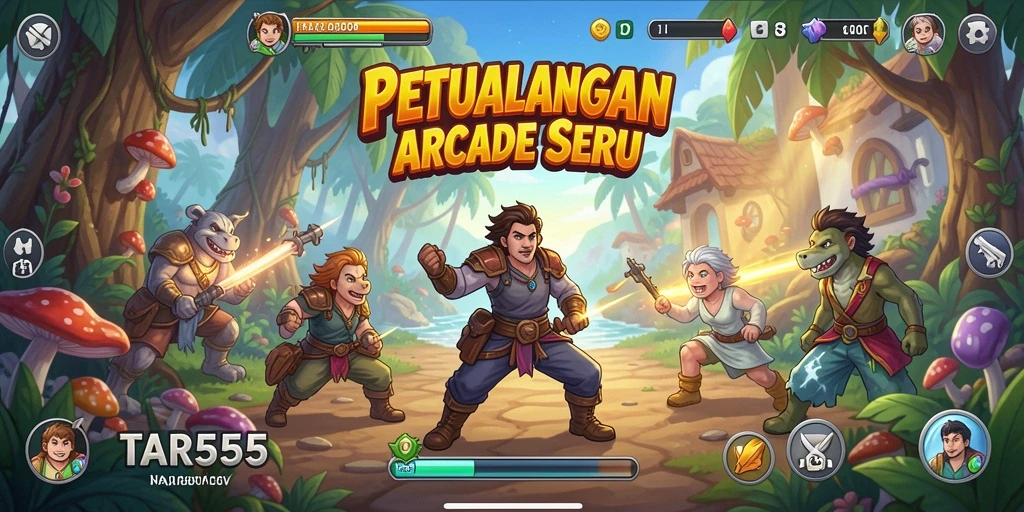 Tampilan gameplay seru dari TAR555 yang penuh tantangan.